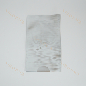 ODM White Stripe Printing Plastic Sides Sealed Bag Chewing Gum Mint Candy Snack Cookie Chocolate Portable Packaging Bag