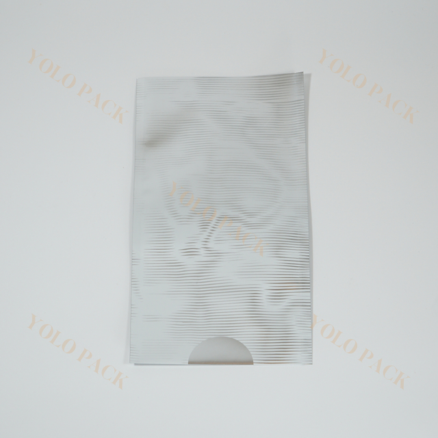 ODM White Stripe Printing Plastic Sides Sealed Bag Chewing Gum Mint Candy Snack Cookie Chocolate Portable Packaging Bag