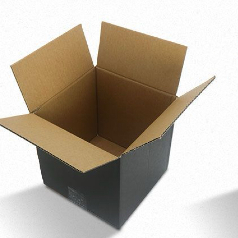 Personalized Logo Brand OEM ODM Professional Shipping Solution Versatile Small Size for Jewelry Gift And Clothes Foldable Black Corrugated Box