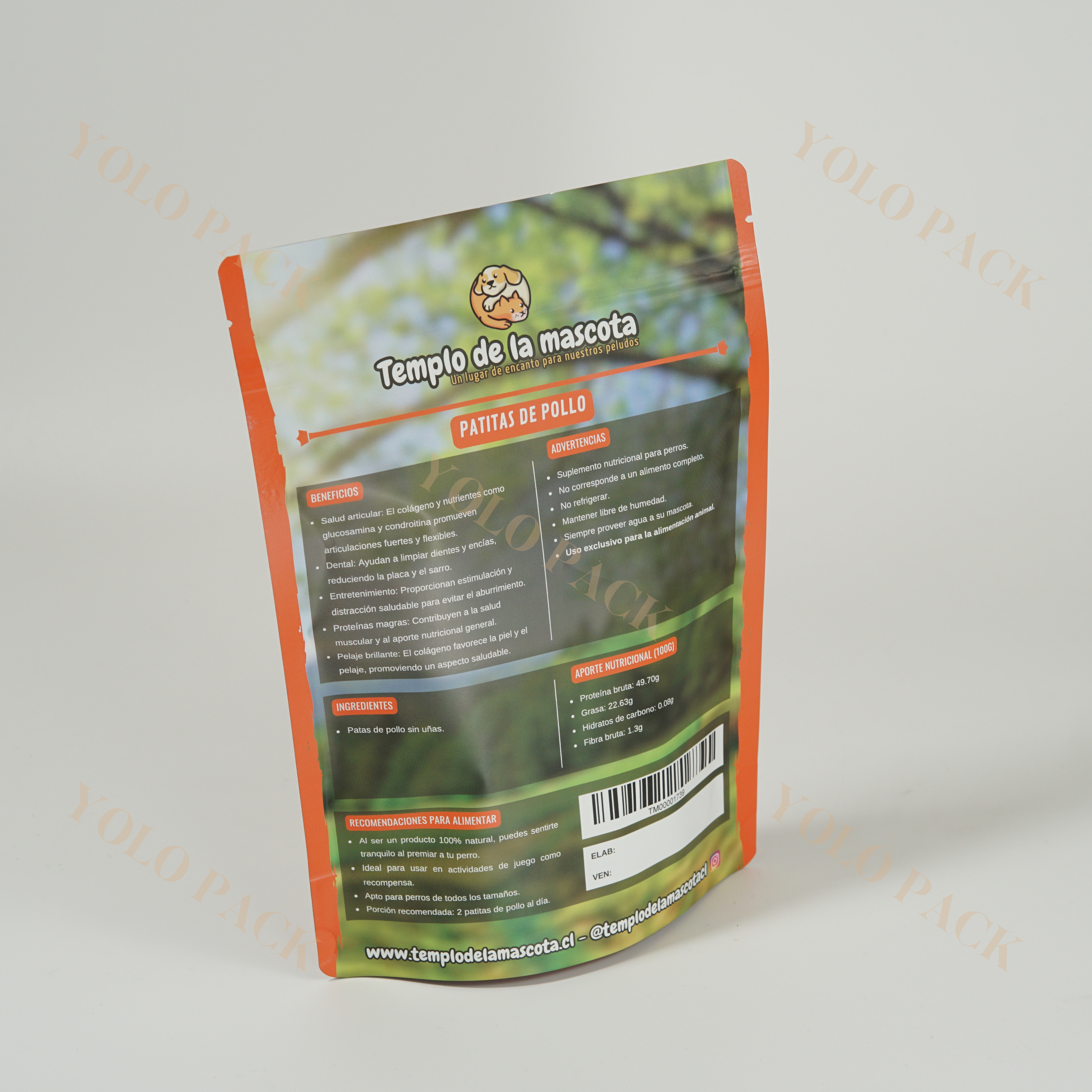 Ideal Packaging for All Pet Snacks Custom Digital & Gravure Printing Capabilities Protect Your Product Doypack Stand-Up Zipper Bags Pet Food Packaging Bag