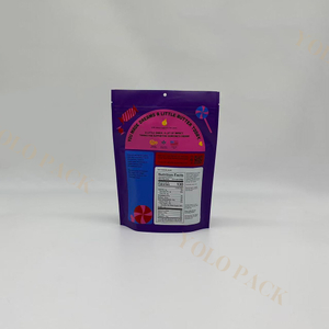 FDA Certified Packaging Solution Supplier Custom Logo High Barrier with Reclosable Zipper Top Pouches Plastic Bags for Food