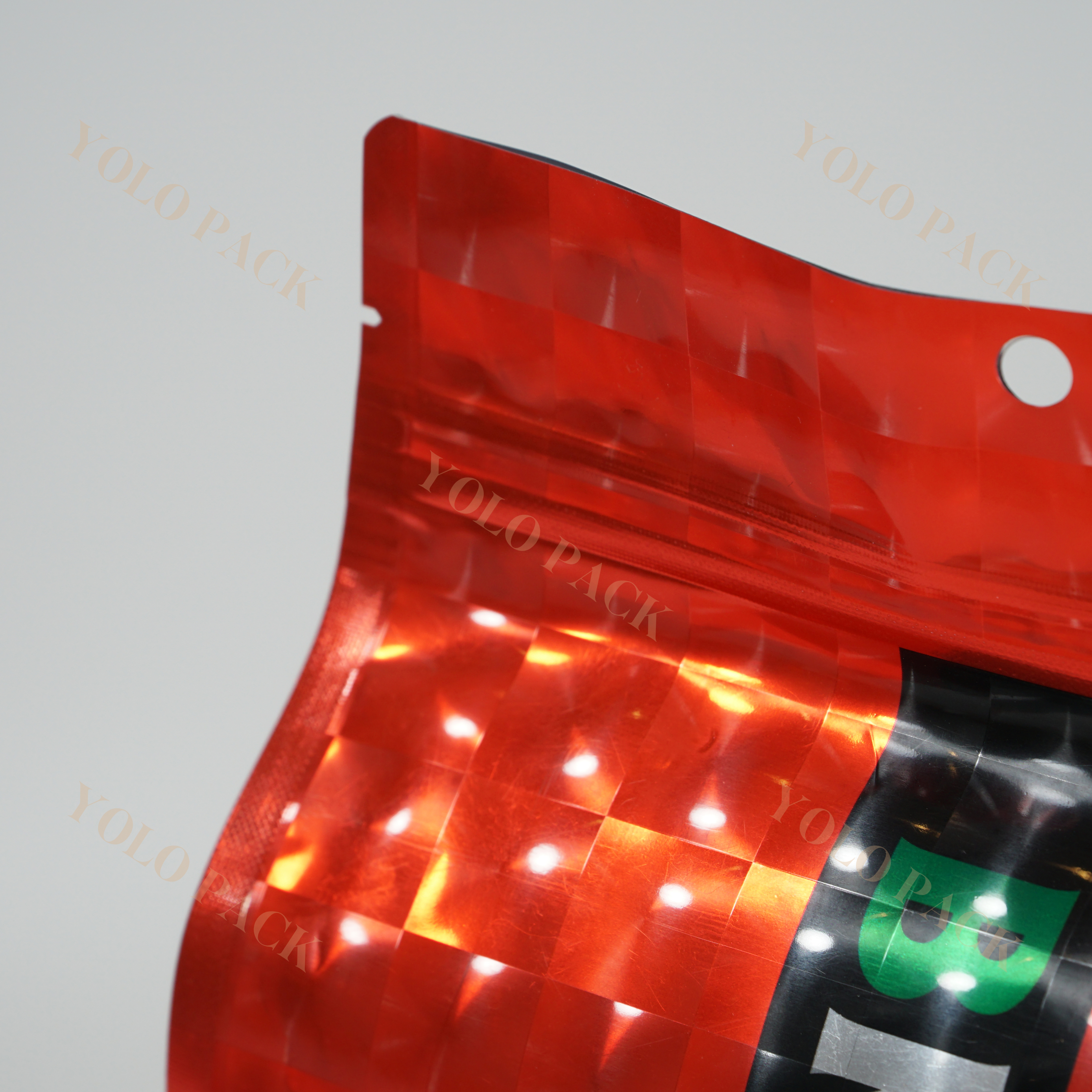 Large Capacity Custom Size Accept with Side Gusset Shaped Window Top Zipper Sealed for Nuts Bakery Biscuit Cookie Flat Bottom Zipper Bag