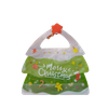Customized Plastic Pine Special-shaped Personalized Colorful Stand Up Transparent Design Reusable Zipper Bag For Christmas Day