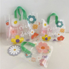 Customized Logo Boutique Grocery Store Gift Fashion Colorful Business Plastic Handle Shopping Bag