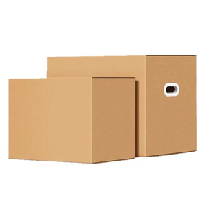Cloth/Shoes/Gift Storage with Reinforced Handles Cartons in Corruagated Structure Free Design Move House Large Capacity Moving Carton Boxes