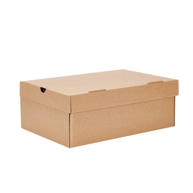 14*10*5inch Customizable E-commerce Crush-Proof Stock Sizes International Premium Shipping Crush-Resistant Stackable Shoe Boxes