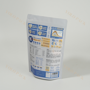 Food Grade Plastic Spot UV Printing Accpeted Aroma Lock Pet Food Flat Bottom Bag Eco-Friendly Doypack Private Label Packaging Supplier Pet Food Stand Up Pouch