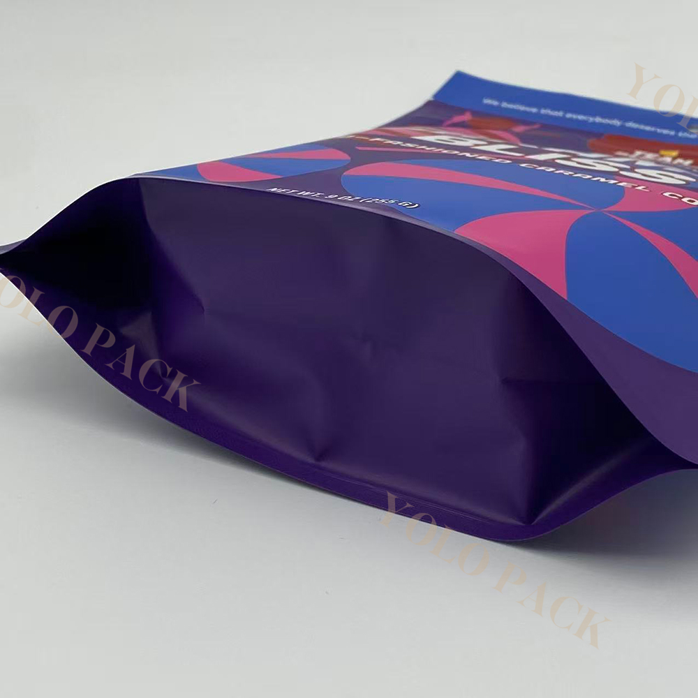 FDA Certified Packaging Solution Supplier Custom Logo High Barrier with Reclosable Zipper Top Pouches Plastic Bags for Food