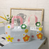 Customized Logo Boutique Grocery Store Gift Fashion Colorful Business Plastic Handle Shopping Bag