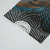 OEM Black With Stripes Printing Sides Sealed Bag Electronic Product Components Mobile Card Anti Light Transmission Plastic Packaging Bag