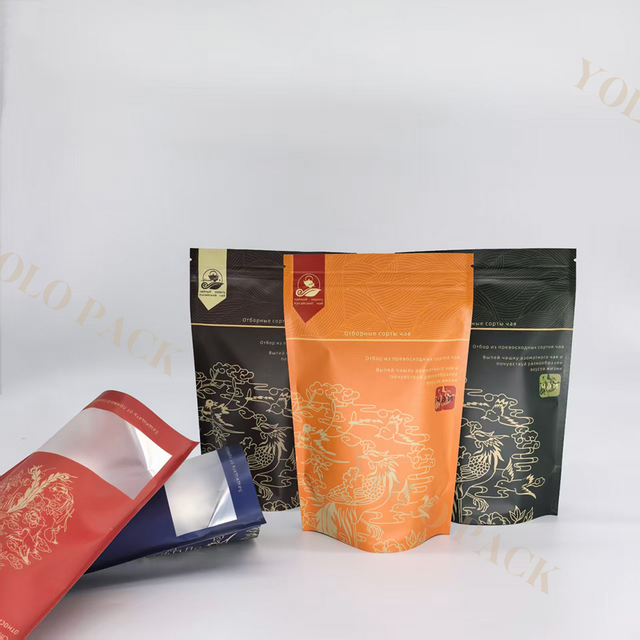 Loose Leaf Tea Coffee Sachet Powder Tea Bag Food Snack Filling Sealing Oxygen Proof MOPP/VMPET/PE Material Structure Luxury Tea Bag Packaging