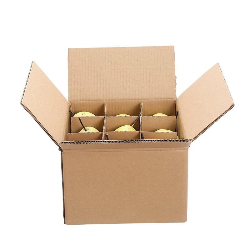 Peaches Nectarines Pears Community Delivery Cartons Prevent Bruising Professional Choice for Direct-to-Consumer Farms Fruit Shipping Box with Individual Cells