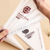 Personalized Food Grade Single-use Transparent Design Cream Butter Packaging Plastic Piping Bags