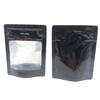 Plastic Glossy Stand Up Reusable Zipper Lock With Window Design For Cannabis Medicine Packaging Child Resistant Zipper Bag