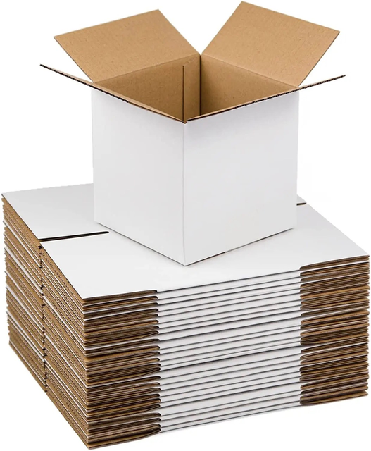 Wholesale 32 ECT Certified Custom Printing Accepted Thickened Express Packaging Great for Shipping, Packing, Storing Small Corrugated Box White