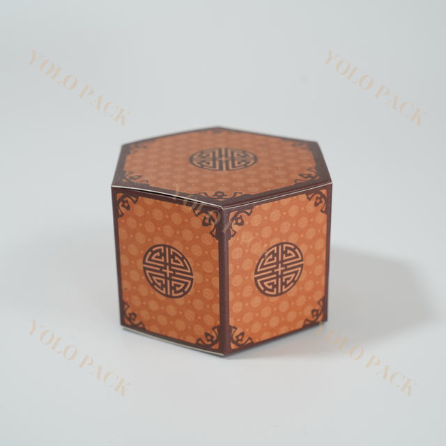 Personalization Special Shaped Box New Year Christmas Wedding Gift Food Grade Printing Packaging Hexagonal Cardboard Empty Jewelry Boxes