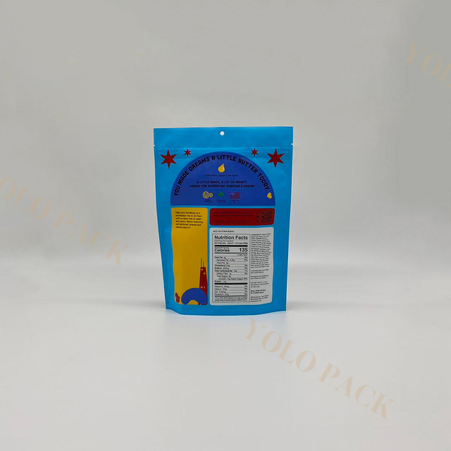 Frosted Mylar Bag Zip Lock Freeze Dried Food Packaging Light Proof for Mushrooms Herbs Spices Tea Leaves Aluminized Food Packaging Bags