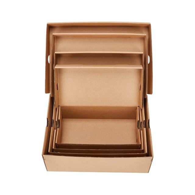 14*10*5inch Customizable E-commerce Crush-Proof Stock Sizes International Premium Shipping Crush-Resistant Stackable Shoe Boxes