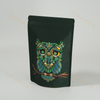 Black Color Custom Logo Low MOQ Standing Pouches for Salad Milk Odor-Free Tea Coffee Herb Flower Packaging 3.5g 7g UV Stand Up Pouch