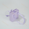 Plain Empty With Ribbon Rope and Handle Rigid Small Sliding Jewelry Drawer Box for Gift Lipstick Storage