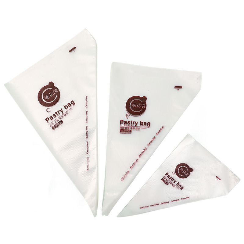 Personalized Food Grade Single-use Transparent Design Cream Butter Packaging Plastic Piping Bags