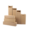 7.5*7.5*65cm Custom Brown Corrugated Cardboard Shipping Box Anti-Snap Pool Cue & Billiard Stick Case Pole & Rod Shipping Box Long Sizes Packing Carton
