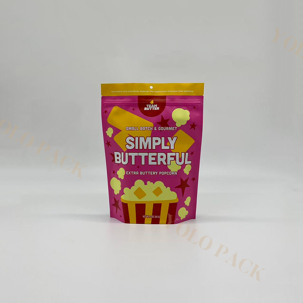 OEM Chocolate Powder Coffee Bean Gummy Candy Chewy Sweets Pumpkin Seeds Bags Stand-up with Reclosable Zipper Pouches Mylar Doypack Bag