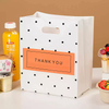 Plastic Personalized Handle Design With Side Gusset Supermarket Grocery Shopping For Cloth Packaging Die Cut Handle Bag