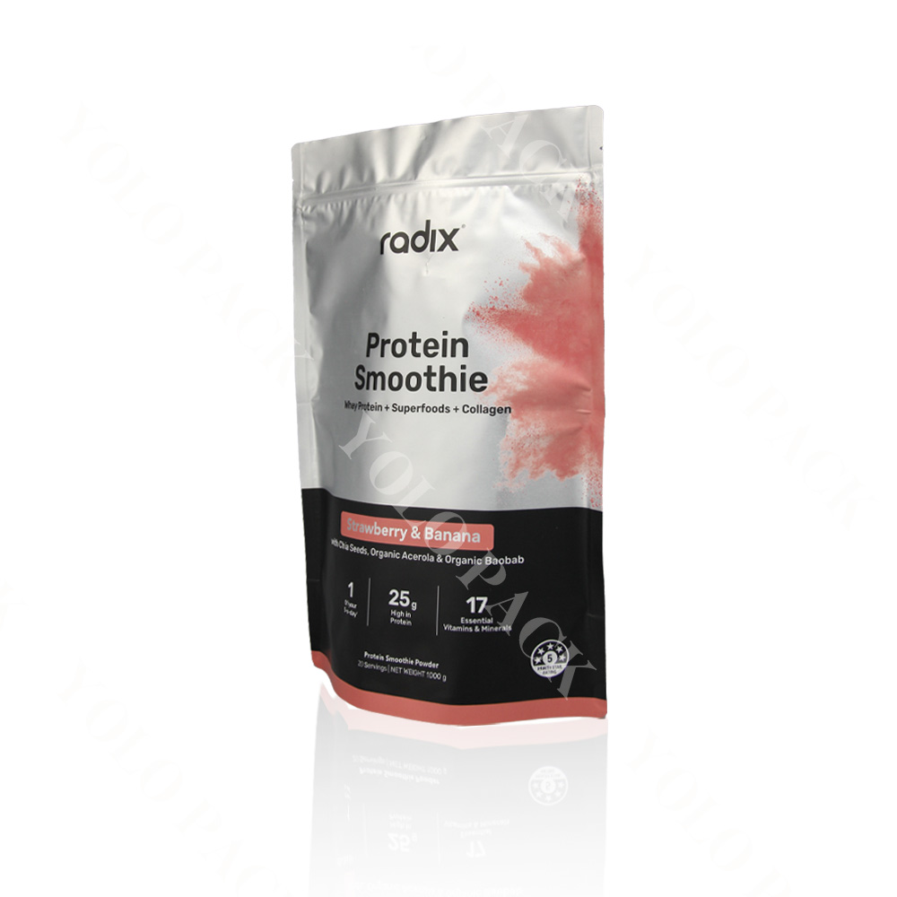 High Barrier Customized Material Chewing Gum Dry Friut Food Cashews Nuts with Resealable Zipper Foil Food Grade Packaging Bag for Snack Candy