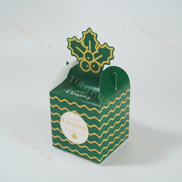 Customization Cardboard Irregular Box Colorful Printing Eve Christmas Apple Fruit Chocolate Candy Kids Gifts Decoration Package Box