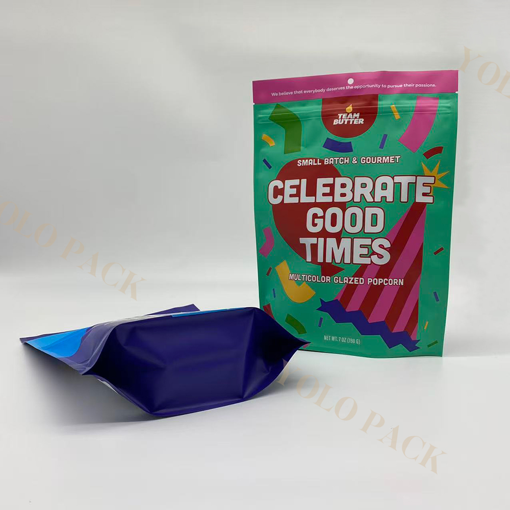 Digital Printing Accepted Matte Finish Sachet Customizable Supply Smell Proof Doypack Aluminium Foil Heat Seal Packaging Bags for Food