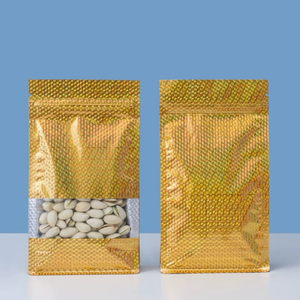 Various Sizes Available High Barrier Gold Foil Superior Barrier Whole Bean Coffee Premium Teas Spices Snacks Food Package Stand-up Zipper Pouch