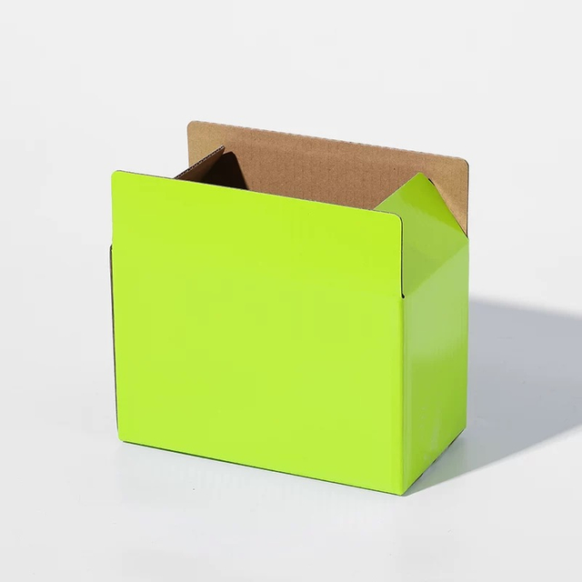 Customizable Three-Layer E-type Perfect for Fragile Products Literature Book Awards Plaques Easy-Fold Mailer Box Green Shipping Boxes 