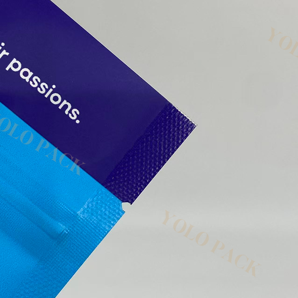 Frosted Mylar Bag Zip Lock Freeze Dried Food Packaging Light Proof for Mushrooms Herbs Spices Tea Leaves Aluminized Food Packaging Bags