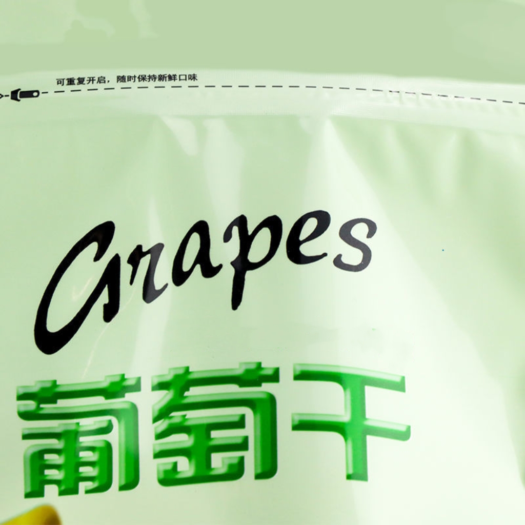 Durable Zipper Lock for Repeated Use Eco-conscious Food Packaging Dried Food Custom Printed Flexible High Barrier Stand-up Pouch