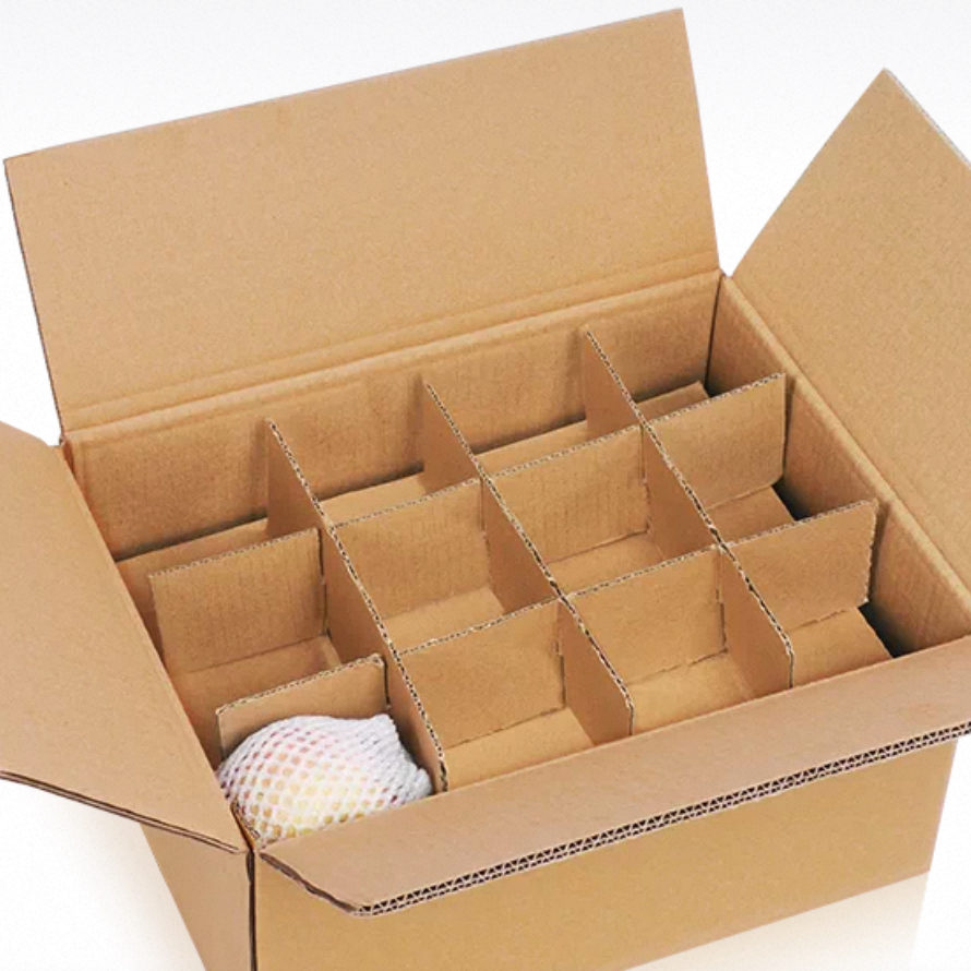 Peaches Nectarines Pears Community Delivery Cartons Prevent Bruising Professional Choice for Direct-to-Consumer Farms Fruit Shipping Box with Individual Cells