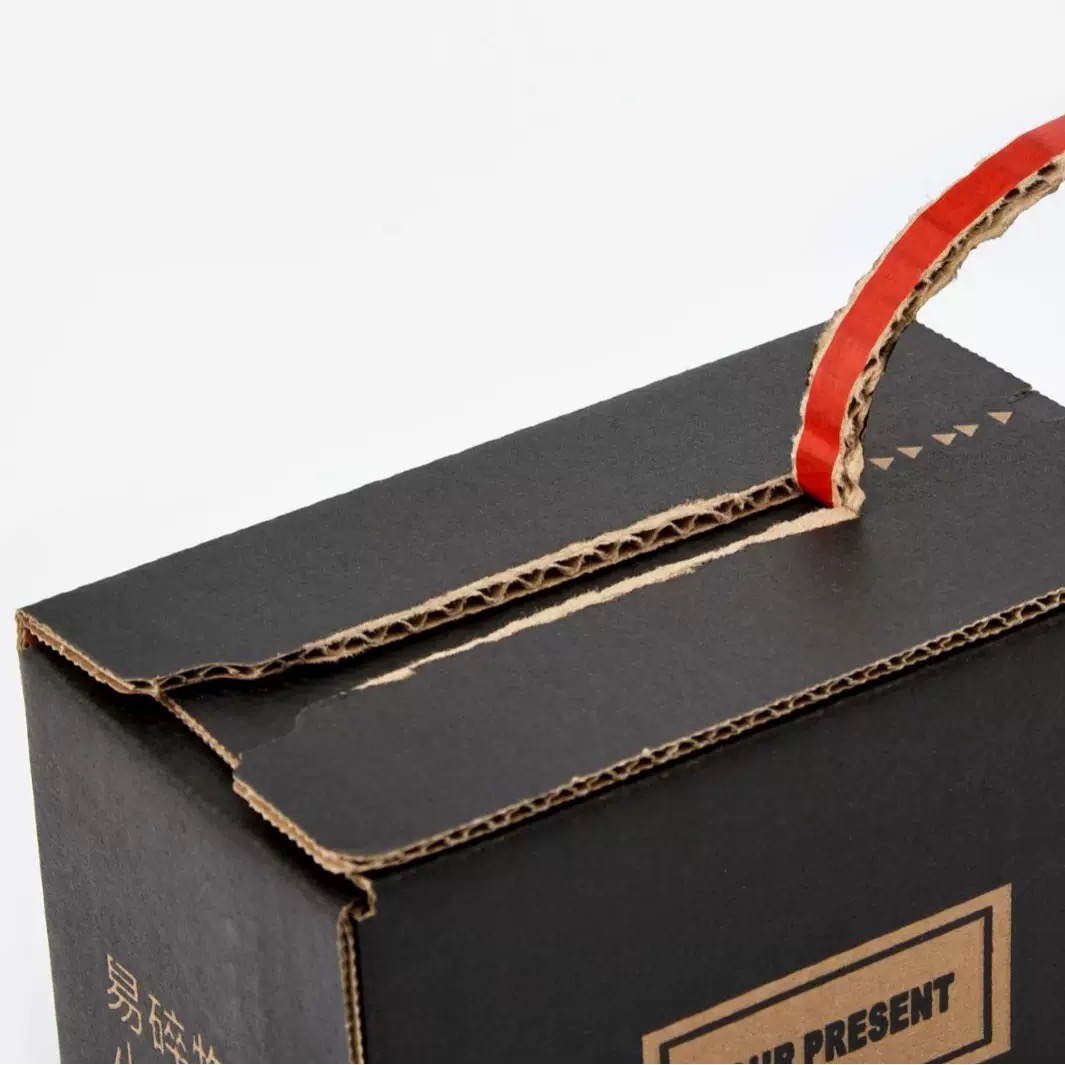 3-Layer Corrugated Construction Wedding Favor Birthday Celebrate Jewelry Packaging Present Unboxing Experience Delivery Black Paper Gift Boxes