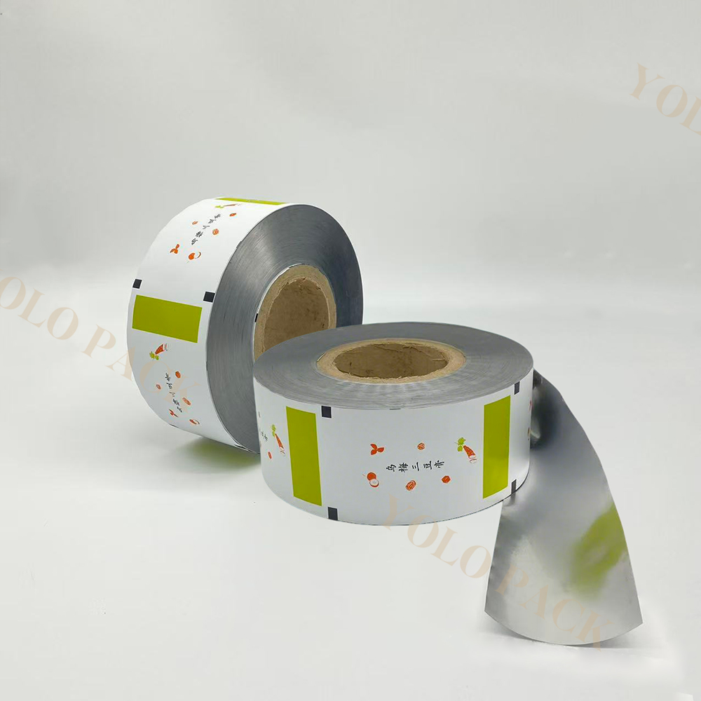 BRC Certified MOPP/VMPET/PE Printed Chinese Food Packaging Suppier Aroma Proof Metalized Fit for Snacks Jerky Potato Crackers Croutons Pet Foods High Barrier Film Roll