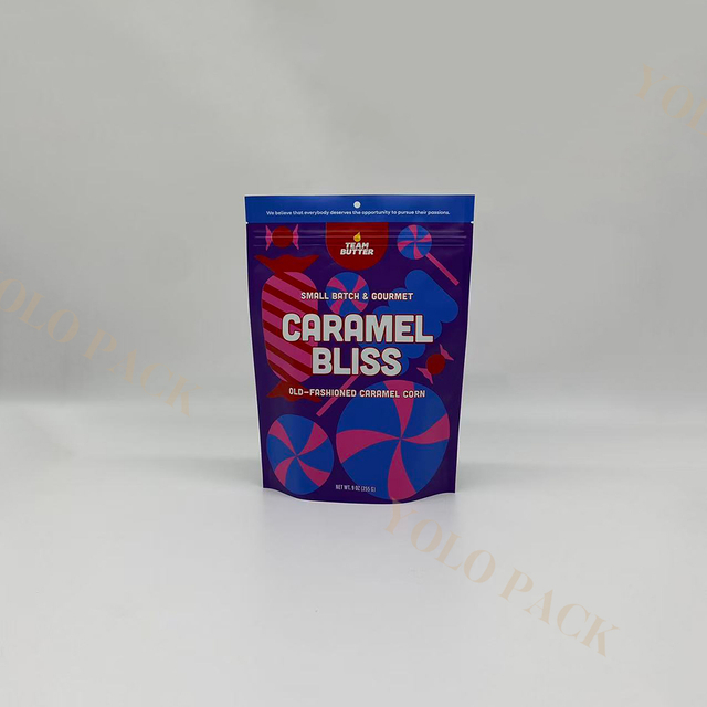FDA Certified Packaging Solution Supplier Custom Logo High Barrier with Reclosable Zipper Top Pouches Plastic Bags for Food