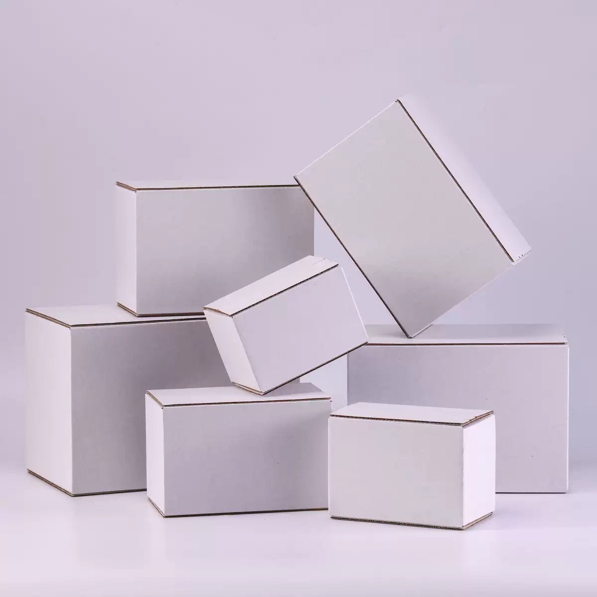 Rigid Box Mailers White & Black Ready for Shipping Discreet Privacy Protection Packaging with Secure Luxury High Value Jewelry Display Small Tear Strip Boxes