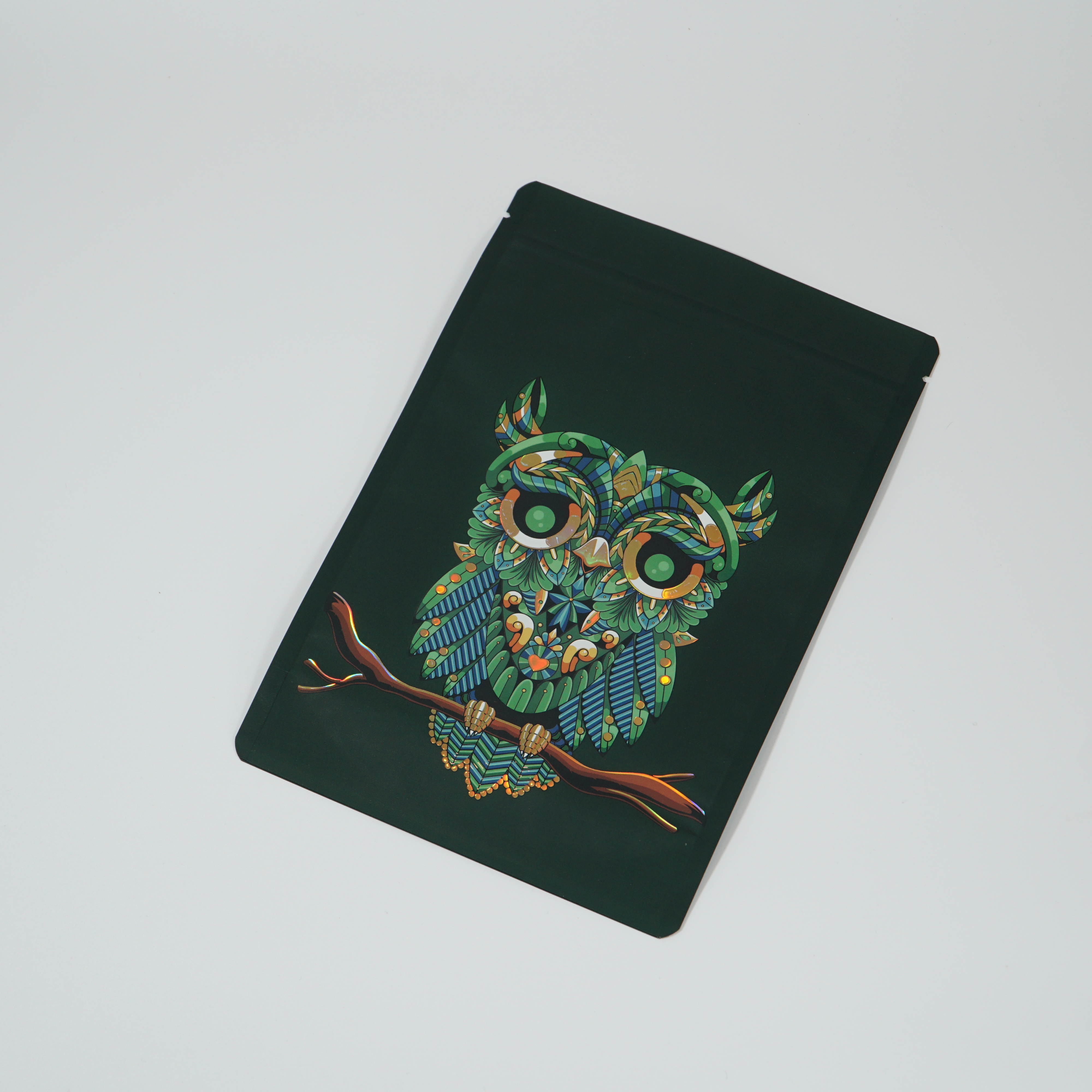 Black Color Custom Logo Low MOQ Standing Pouches for Salad Milk Odor-Free Tea Coffee Herb Flower Packaging 3.5g 7g UV Stand Up Pouch