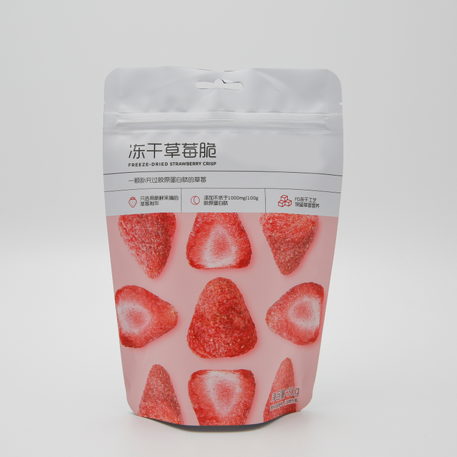 Customize Plastic Three Sides Sealed Zip Lock Packaging Bags Dried Fruit Vegetable Chips Crisps Food Grade Stand Up Pouch