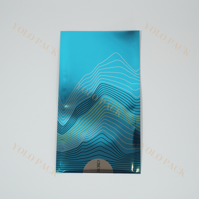 OEM Aluminum Foil Laminated Plastic Disposable Sides Sealed Bag Food Grade Tea Brick Chocolate Candy Portable Packaging Bag