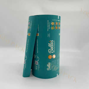 FDA Standard Plastic Roll Supplier Matte Finish Digital/Gravure Printing Accpeted High-Barrier Personalized Films Chocolate Crackers Popcorn Packaging Solution
