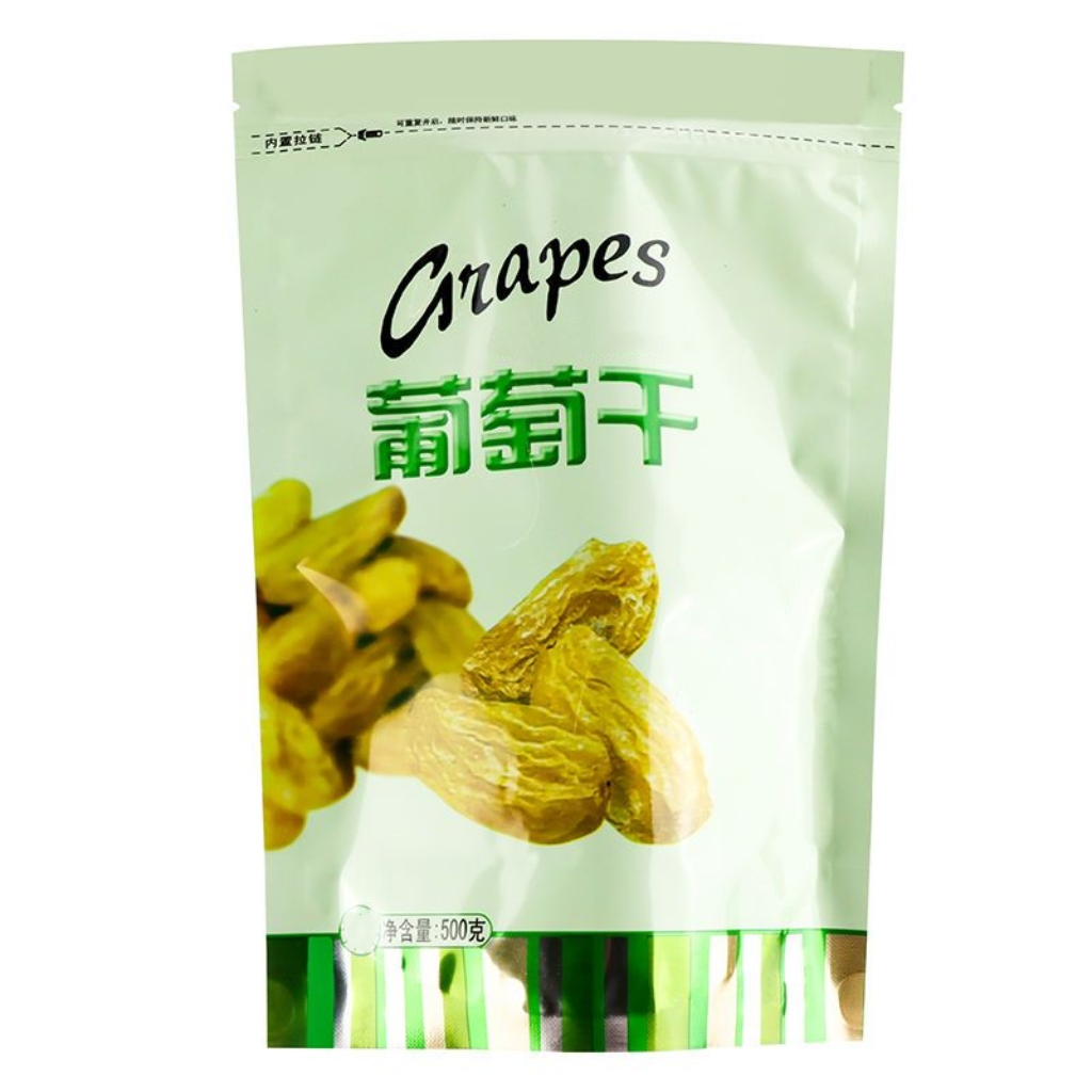Durable Zipper Lock for Repeated Use Eco-conscious Food Packaging Dried Food Custom Printed Flexible High Barrier Stand-up Pouch