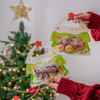 Customized Plastic Pine Special-shaped Personalized Colorful Stand Up Transparent Design Reusable Zipper Bag For Christmas Day