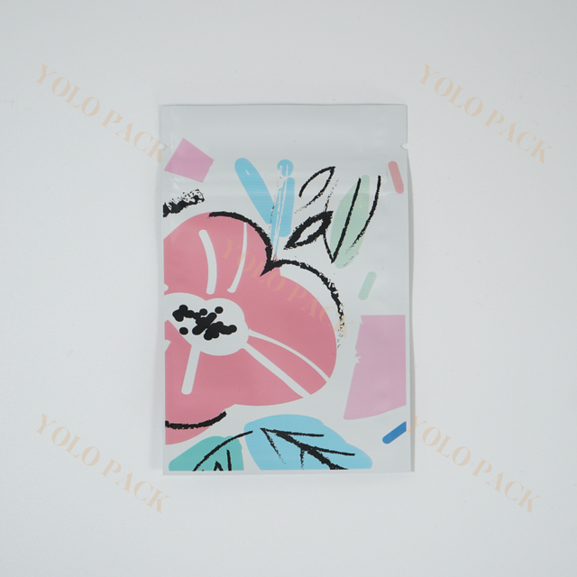 Customizable Plastic Resealable Three Sides Sealed Zipper Bags Snow Crisp Biscuit Candy Gift Food Anti Breathable Mini Empty Bag