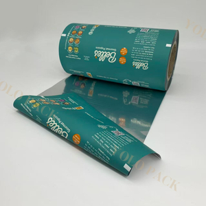 FDA Standard Plastic Roll Supplier Matte Finish Digital/Gravure Printing Accpeted High-Barrier Personalized Films Chocolate Crackers Popcorn Packaging Solution
