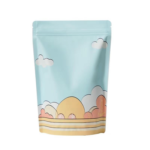 Professional Custom Printing Aluminized LOW MOQ With Tear Notch Reusable Food Grade Stand Up Packaging Bag