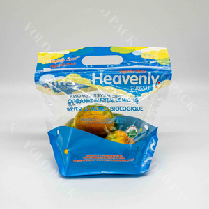 Ventilated & Perforated Fresh Produce Bags for Retail Farm Leafy Greens Berry Citrus Fruit And Vegetable Packaging Bags